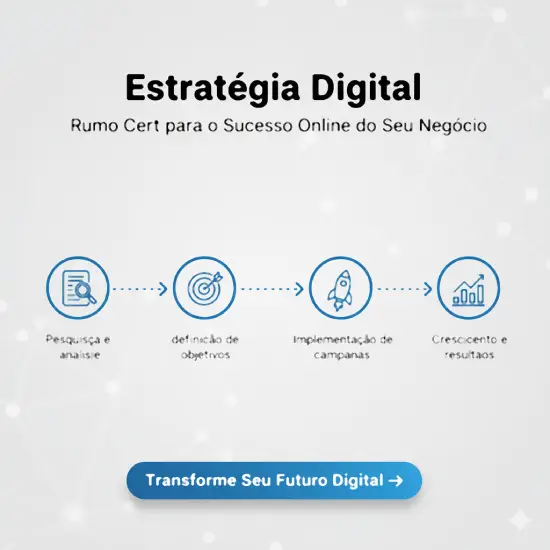 Estratégia Digital: Rumo Certo para o Sucesso Online do Seu Negócio