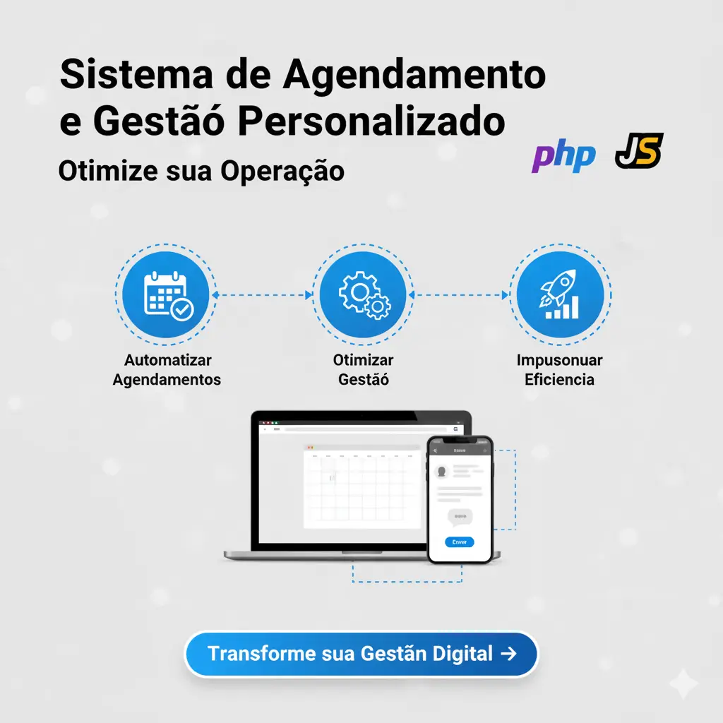 Sistema de Agendamento e Gestão Personalizado (PHP/JS)
